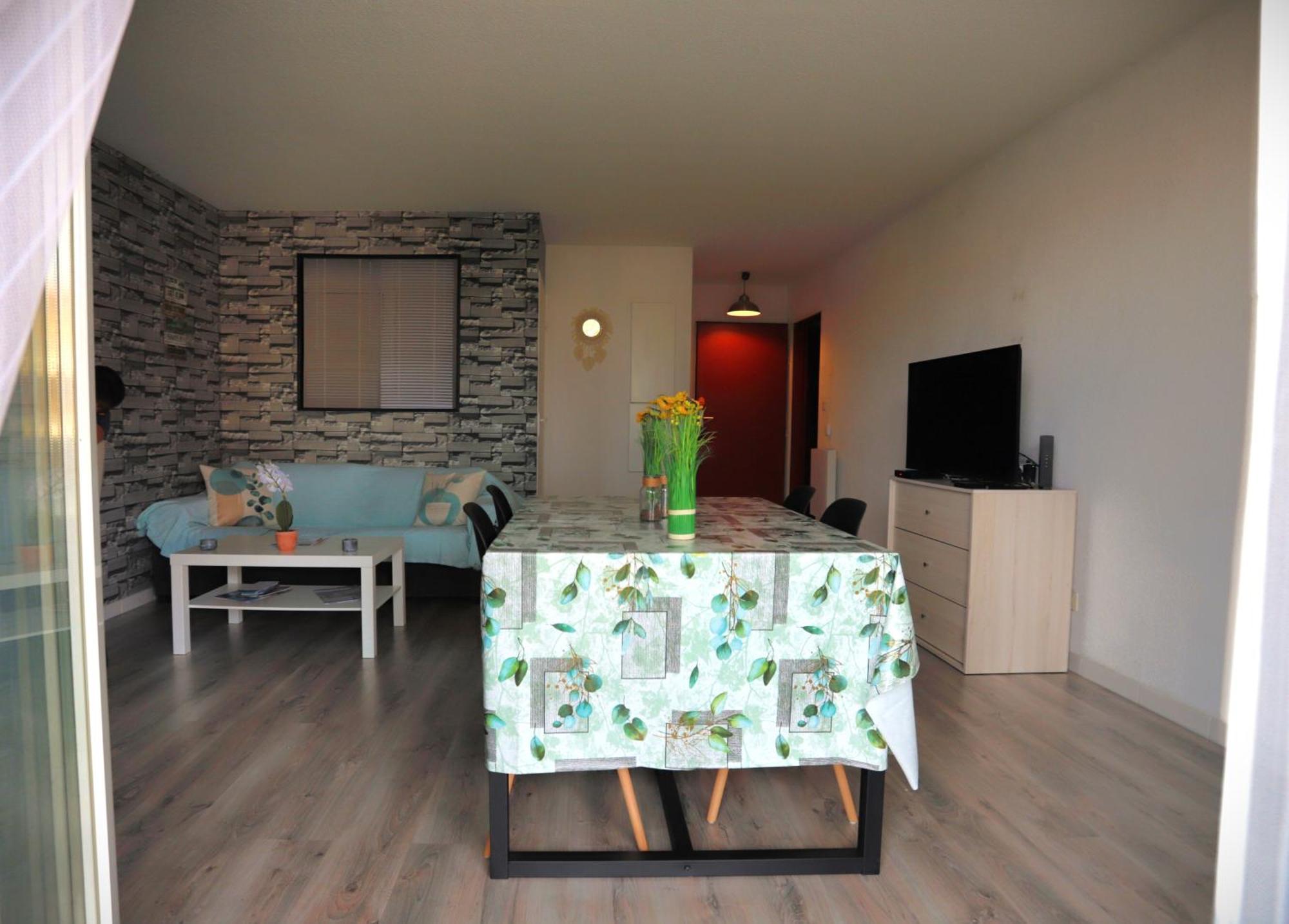 Appart T2 Dans Residence Calme Parking Prive Gratuit มิรามาส ภายนอก รูปภาพ